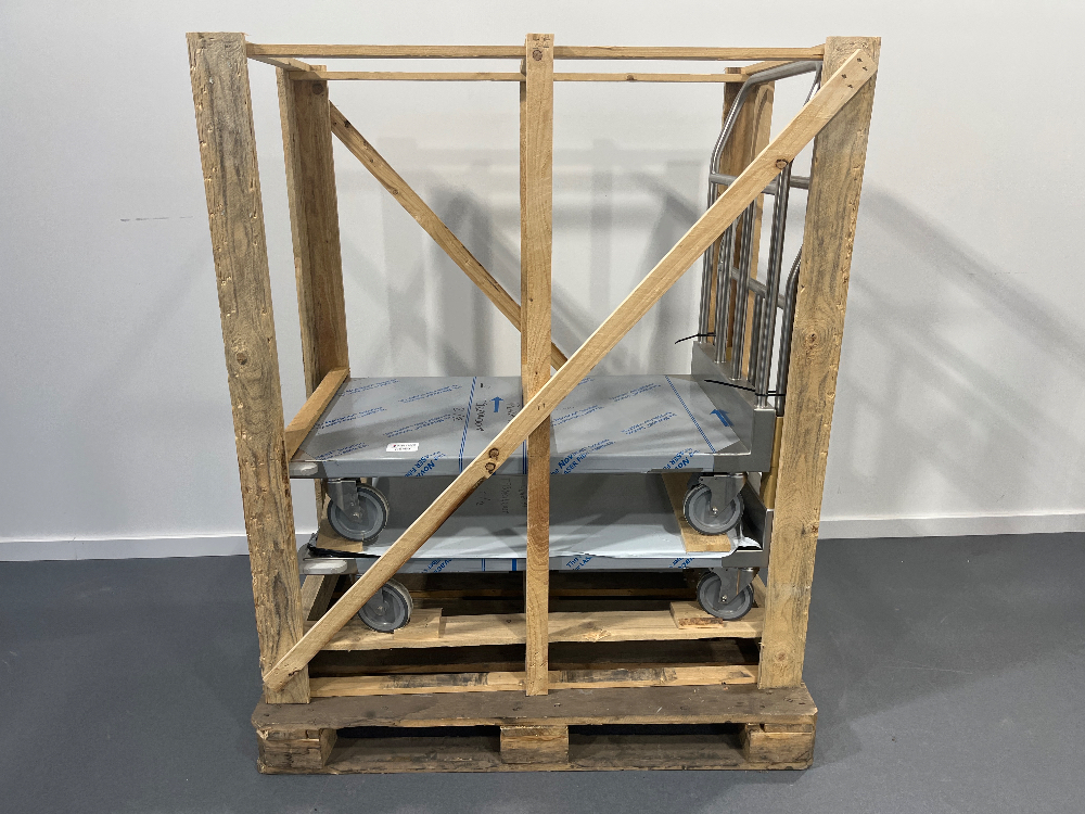 Image of Set of 2 Trolleys - Carts, Racking, and Shelving